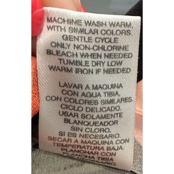 Cathy Che XL Womens Tropical Floral Button-Down Blouse Lightweight Beachy - Picture 7 of 7